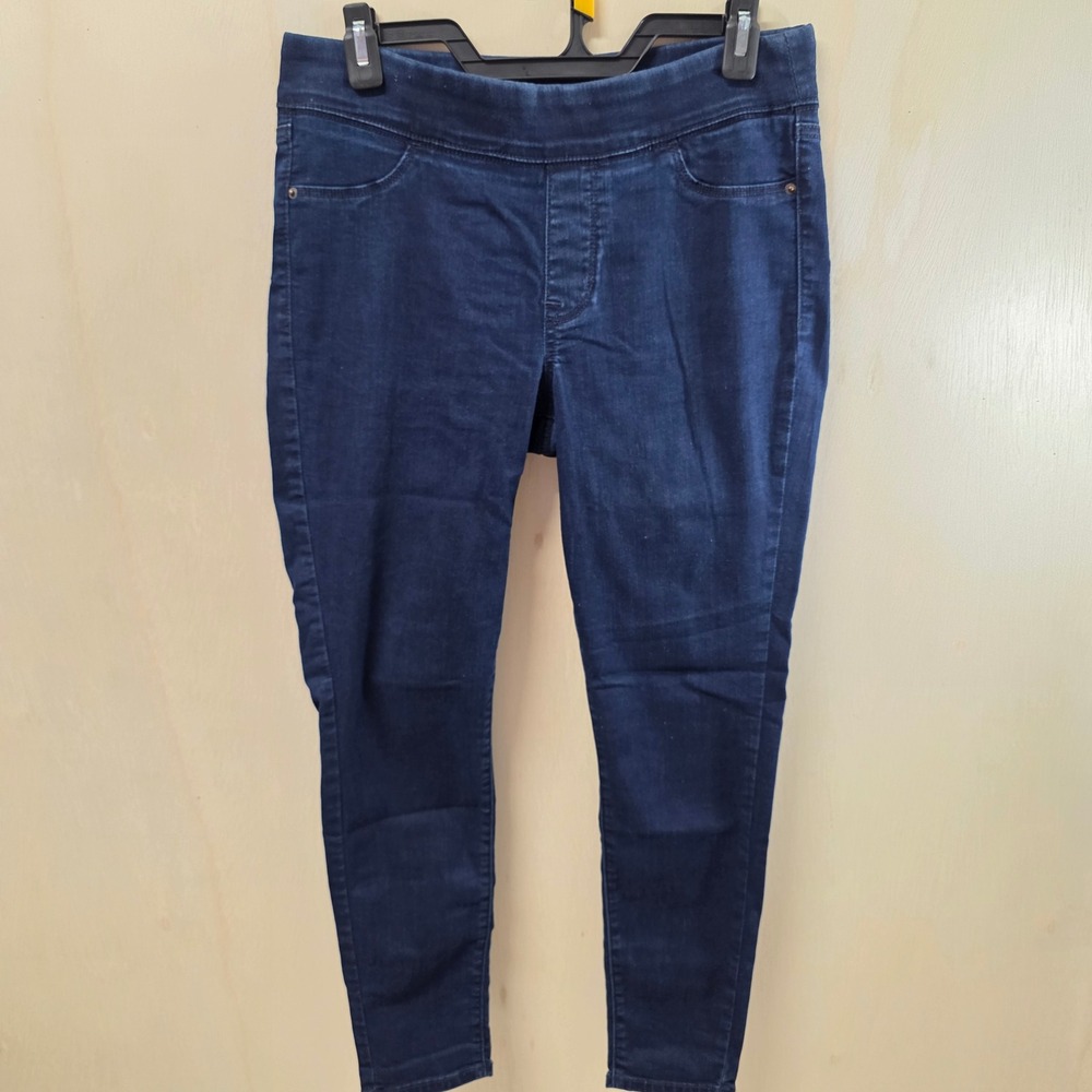 Old Navy Rockstar Jeggings Womens 8 Petite Dark Wash Blue Pull On Skinny Jeans
